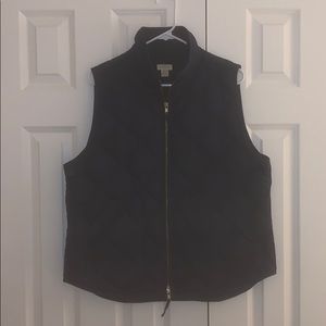 j crew quilted vest